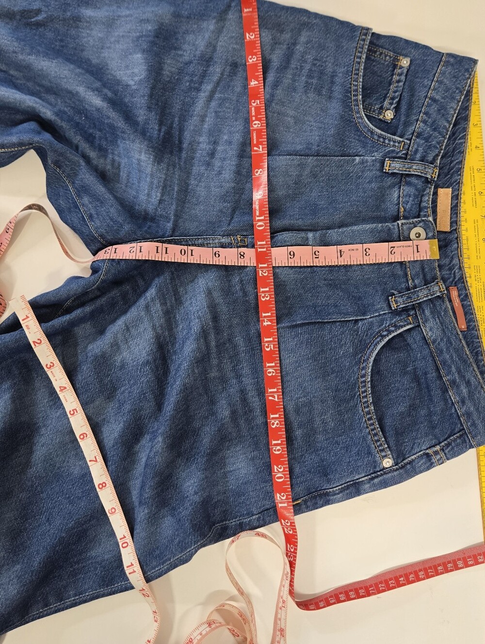 Anthropologie Pilcro The Breaker Barrel Leg Jeans Baggy Pleated Tapered Camo 30 - Picture 15 of 17